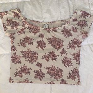 Forever 21 off the shoulder crop top